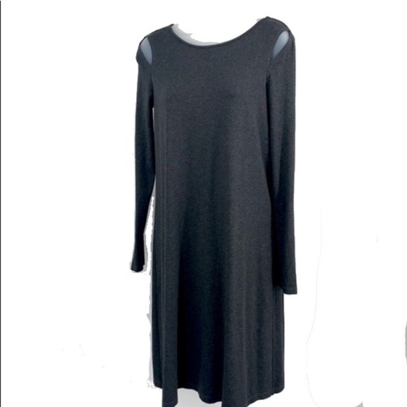 Marie Hell Grey Perk a Boo Sleeve Tee Shirt Dress.Size Small. - Picture 8 of 10